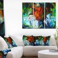 thumbnail image 1 of Impression sur toile « conception de vitrail abstrait » Design Art, 1 of 2