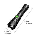 thumbnail image 3 of Rechargeable LED Flashlight 100000 Lumens Zoomable IPX45 Waterproof for Home Emergency and Outdoor Use, 3 of 9