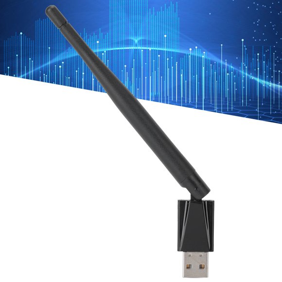 Wireless Card, Portable Card Supports 11/10 8.1, 8, 7 USB WiFi Adapter for Desktop for Laptop