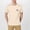 Beige, variant on Men's Dinosaur Bone Pattern Retro T Shirt Short Sleeve Casual Streetwear Dinosaur Theme Top