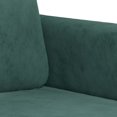 thumbnail image 3 of vidaXL 2 Piece Sofa Set Dark Green Velvet, 3 of 4