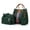 Green, variant on Dvkptbk Purses for Women Tote Bag Fashion Upgrade Handbags Wallet Tote Bag Shoulder Bag Top Handle Satchel Purse Set 4pcs - Savings Clearance
