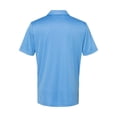 thumbnail image 3 of Adidas Mens 3-Stripes Chest Polo, L, Lucky BlueWhite, 3 of 3