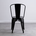 thumbnail image 3 of Heavenly Collection Black Metal Dining Chairs – Set of 4, Modern & Durable for Kitchen or Dining Room, 3 of 9