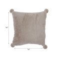 thumbnail image 2 of Coussin En Fausse Fourrure Avec Pompon - Lot De 2, 2 of 3