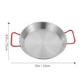 thumbnail image 2 of HINTRMENT Nonstick Paella Pan Stainless Steel for Cooking Fun Meals at Home Cooking 1Pack, 2 of 8