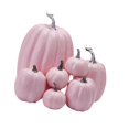 thumbnail image 4 of Abbracc 7Pcs Assorted Artificial Pumpkins Embellishment Photo Props Halloween Decoration Pink, 4 of 9