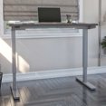 thumbnail image 1 of Bestar Upstand 61 cm × 122 cm (24 in. × 48 in.) Height-adjustable Desk(GREY), 1 of 5