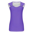 thumbnail image 4 of Meichang Débardeurs Décontractés pour Femmes Été Col Rond Tunique Ample Chemises Sans Manches Basiques Blouses Camisole Unie, 4 of 4