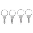 thumbnail image 2 of Beer Keg Pressure Relief Valve, Stainless Steel 4Pcs Environmental Compact Exquisite Workmanship Keg Pressure Relief Valve  for Bar, 2 of 7