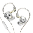 thumbnail image 1 of CNKOO KZ-EDX Pro Écouteurs HIFI Bass Moniteur Sport (Transparent avec Micro), 1 of 9