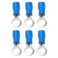 thumbnail image 4 of Wire Connector, 100Pcs Pre Insulated Ring Crimp Terminals Excellent Conductivity Oxidation Prevention  For Home Appliances RV1.25-5 Blue, 4 of 8