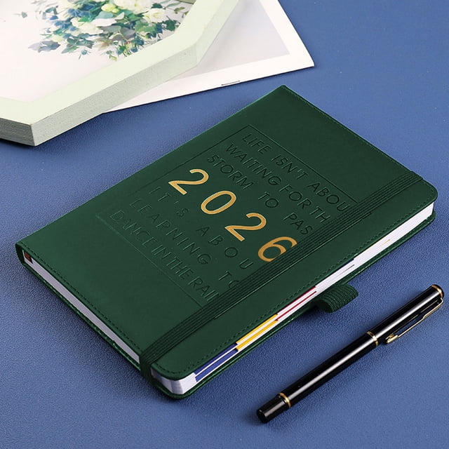 2026 Planner Hardcover Calendar Planner, A Monthly, Weekly, Daily Planner Calendar, Appointment Book, Notebook for School, Office Schedule