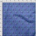 thumbnail image 4 of oneOone Georgette Viscose Blue Fabric Ocean Life Sewing Material Print Fabric By The Yard 42 Inch Wide, 4 of 4