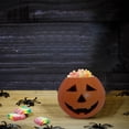 thumbnail image 4 of Birdeem Pumpkin Candy Bucket Plastic Pumpkin Bucket Portable Pumpkin Pail with Handle Reusable Cute Hallowen Candy Bucket for Party Hallowen Pumpkin Bucket, 4 of 5