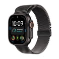 thumbnail image 1 of Apple Watch Ultra 4 GPS + Cellular 49mm Black Titanium Case with Black Titanium Milanese Loop - S, 1 of 5