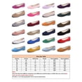 thumbnail image 2 of MAWCLOS Chaussures Décontractées pour Femmes Chaussures de Marche Confort à Enfiler Ballerines Mode Bout Carré Ballerine de Soirée Rouge Vin 8, 2 of 4