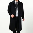 thumbnail image 2 of QueenLine Cashmere Natural Long Over Knee Jackets Loose Casual Woolen Coat, 2 of 19
