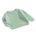 thumbnail image 2 of Toddler Baby Kid Girl Boy Sweaters Warm Long Sleeve Knitted Tops Pullover Candy Color Fall Spring Clothes, 2 of 7