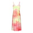 thumbnail image 5 of Ovzne Robes pour Femmes Robe Femmes Été Décontractée Plissée Imprimée Camis Sans Manches à Col en V Robe Femmes Robe Imprimée Liquidation, 5 of 5