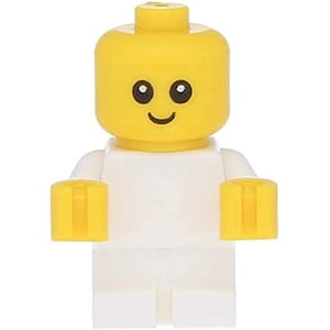 LEGO City: Baby Minifig with White Outfit (Very Small)