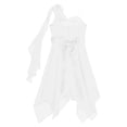 thumbnail image 4 of Ocealan Robe de Demoiselle d'Honneur à une Épaule pour Fille, Robe de Fête de Mariage Junior pour Enfants avec Ceinture Perlée, Blanc 14, 4 of 6