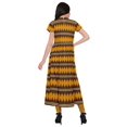 thumbnail image 3 of Moomaya Robe Tunique à Fente avant pour Femmes, Manches Courtes, Kurti Imprimée, Tenue d'Été, 3 of 5