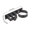 thumbnail image 2 of Wall Mounted Hair Dryer Holder Rack for Bathroom Organization No Drill Storage for Blower and Styling Tools with Functional Design Metal Construction, 2 of 5