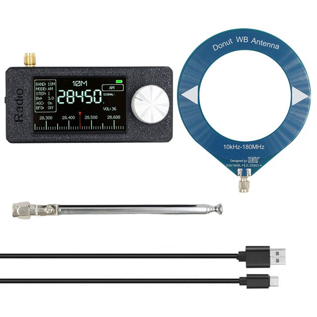 SI4732 Radio Portable 0,5-108 MHz LSB AM FM Mini Récepteur Radio Tout-Bande de Poche