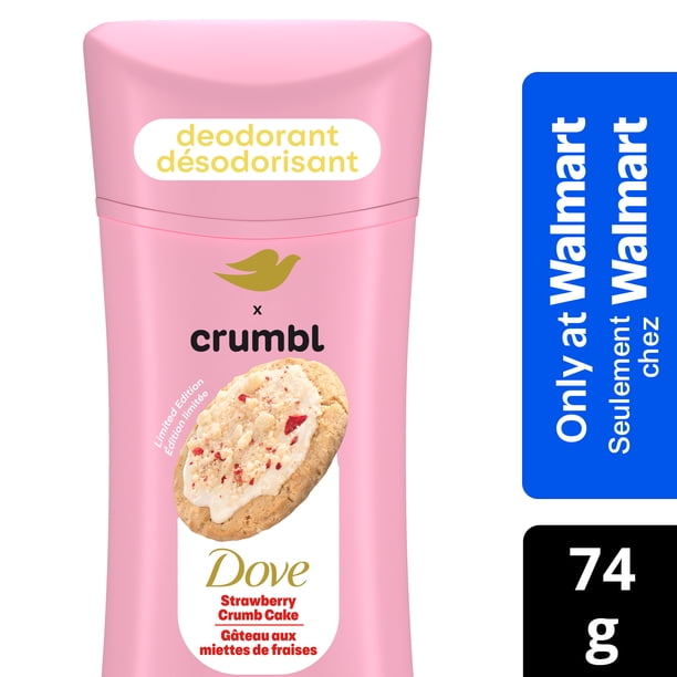 Dove Crumbl Aluminum-Free Deodorant Stick Strawberry Crumb Cake 74