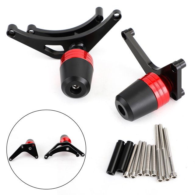 Curseur de Cadre Rouge Anti-Collision Adapté pour Ducati Supersport 939 2017-2019