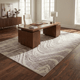 thumbnail image 4 of Rug Branch Nomad Abstract Indoor Area Rug, Purple Beige, Coastal - Living Room, Bedroom, Dining Room, and Kitchen, 4 of 12