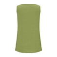 thumbnail image 4 of Timegard Camisoles pour Femmes Été Col Rond Sans Manches Blouse Confortable Tunique Décontractée à Porter avec des Leggings, 4 of 5