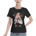 thumbnail image 1 of T-Shirt Basique à Manches Courtes pour Femmes Demon Slayer : Koiju et Nidouzi, 1 of 6