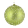 thumbnail image 1 of Vickerman N185454 8 in. Celadon Ice Ball Ornament  2 per Bag, 1 of 1