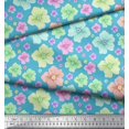 thumbnail image 2 of Soimoi Polyester Crepe Fabric Artistic Floral Printed Fabric 1 Yard 52 Inch Wide, 2 of 3