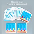 thumbnail image 2 of pitrice Logical Thinking Toys for Kids Color Reasoning Game Clip Beads Toys Board Games, 2 of 6