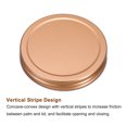 thumbnail image 4 of Unique Bargains 16Pack 86mm/3.39' Wide Mouth Tin Plate Mason Jar Lids for Canning Jars, Rose Gold, 4 of 6