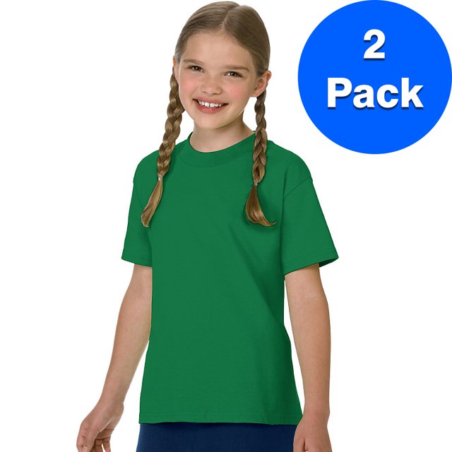 Hanes T-Shirt Jeunesse Authentic-T - 54500 (Lot de 2)