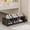 B, variant on RKSTN 4 Tier Shoe Rack Organizer for Closet, Narrow Sturdy Shoe Storage Shelf, Long Shoe Shelves for Sneaker and Boot Stackable Free Standing Shoe Rack for Entryway, Garage, Small Spaces, Dorm