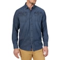 thumbnail image 1 of Wrangler Men's Long Sleeve Solid Twill Shirt, 1 of 3