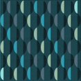 thumbnail image 1 of Ahgly Company Tapis d'Intérieur Lavable en Machine Carré Transitionnel Vert Cyan Foncé, 6 Pieds Carré, 1 of 7