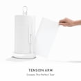 thumbnail image 3 of Simplehuman Paper Towel Holder with Spray Pump, White, 3 of 6