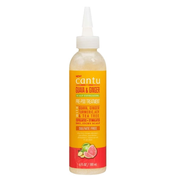 CANTU Exfoliation du Cuir Chevelu à la Goyave et au Gingembre Traitement Pré-Caca (6oz)