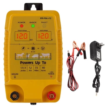 HILABEE Electric Fence Compact Electric Fence Charger for Lawn Garden Farm