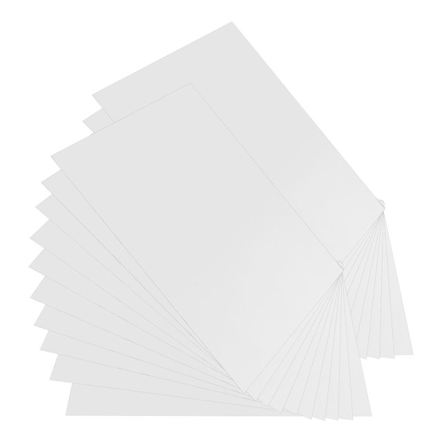Luxshiny White Thick Cardstock Paper for Car Use Sturdy Sheet for Printing Drawing and Craft Projects