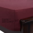 thumbnail image 3 of Mainstays 4-Piece Zinfandel Flannel Sheet Set, Double, 3 of 6