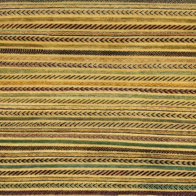 Ahgly Company Tapis d'Intérieur Carrés Abstraits Jaunes Abstraits pour Aire, 3 Pieds Carré