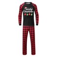 thumbnail image 2 of Pyjamas de Noël Assortis pour la Famille Noël en Famille 2024 Noël en Famille Chandail à Manches Longues Imprimé Chandail Décontracté à Col Rond à Capuchon pour Hommes Pyjamas de Noël pour Adultes Noir Papa Taille:TG, 2 of 4