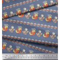 thumbnail image 3 of Soimoi Poly Georgette Fabric Circle & Bird Kids Fabric Prints by Yard 42 Inch Wide, 3 of 3